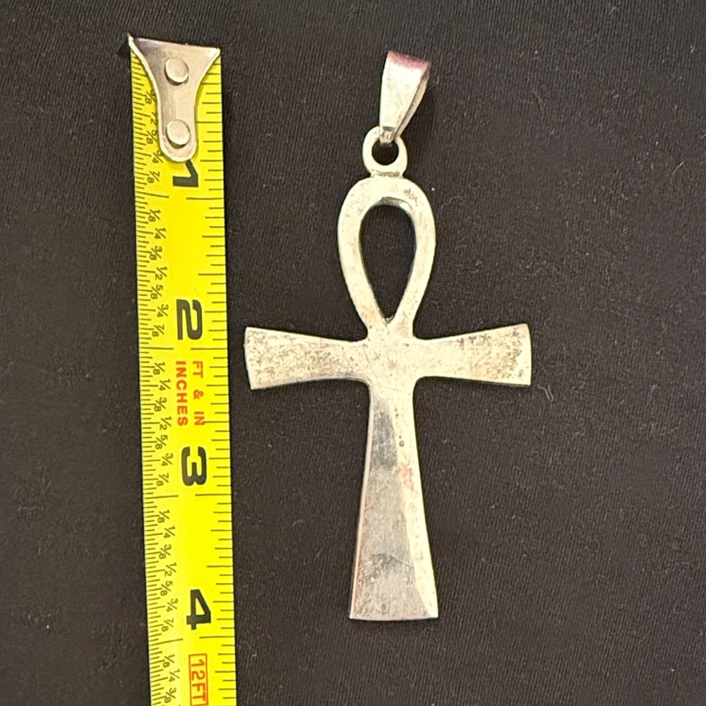 Vintage Sterling Silver Ankh Pendant